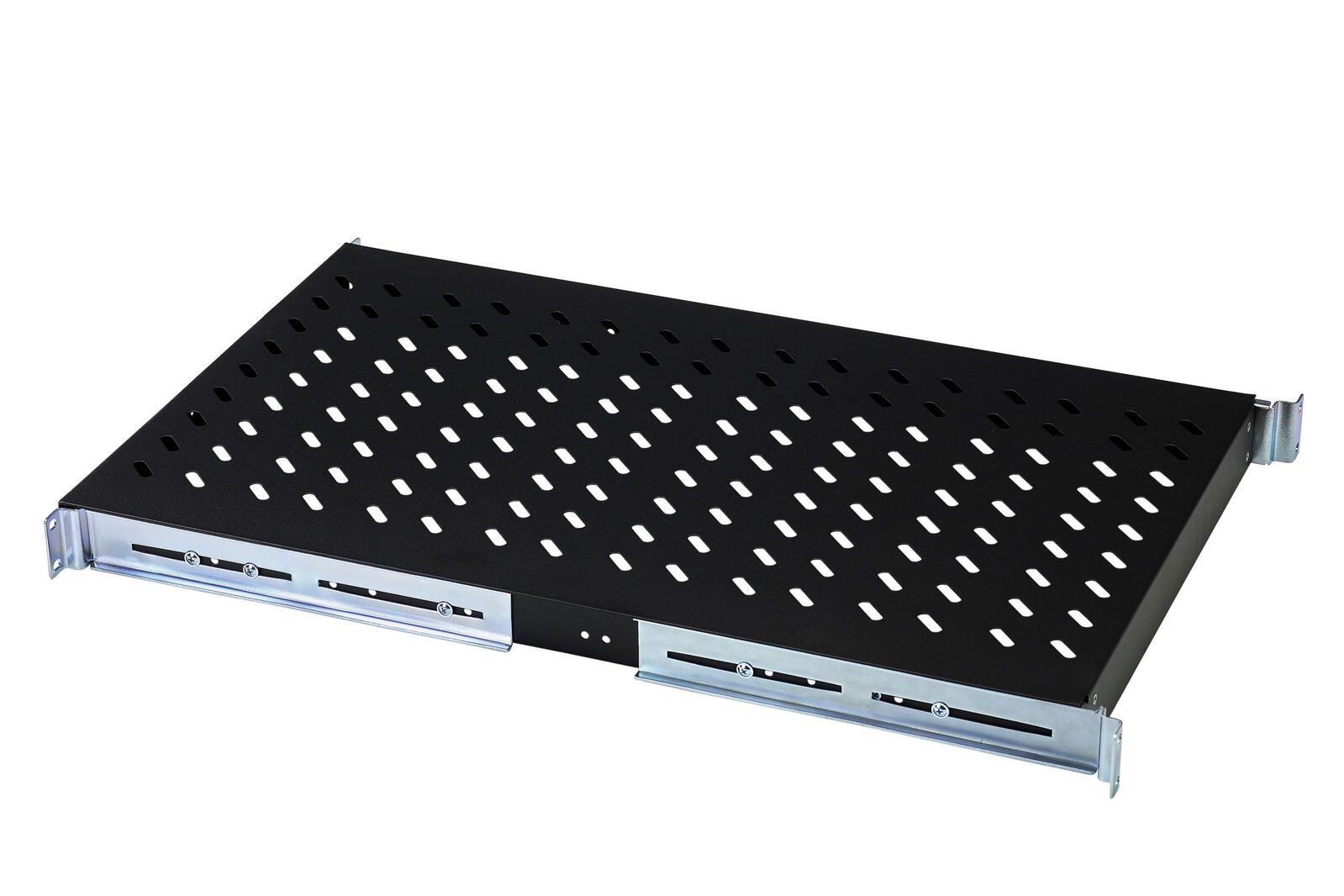 RIPIANO PER ARMADIO 19" LINEA SERVER 1 HU PROFONDITA' 720mm, COLORE NERO CON VITI (PER LINEA SERVER) (DN19TRAY1-1000 SW)