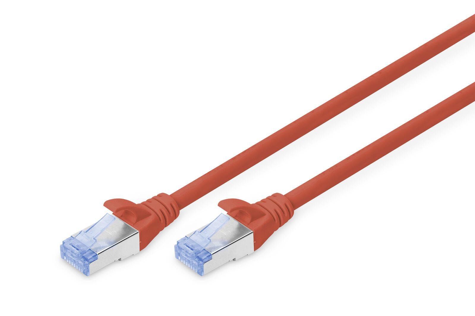 Cavo patch Digito RJ-45 (M) a RJ-45 (M) 5M CCA SF/UTP CAT 5E RED (DK-1532-050/R)