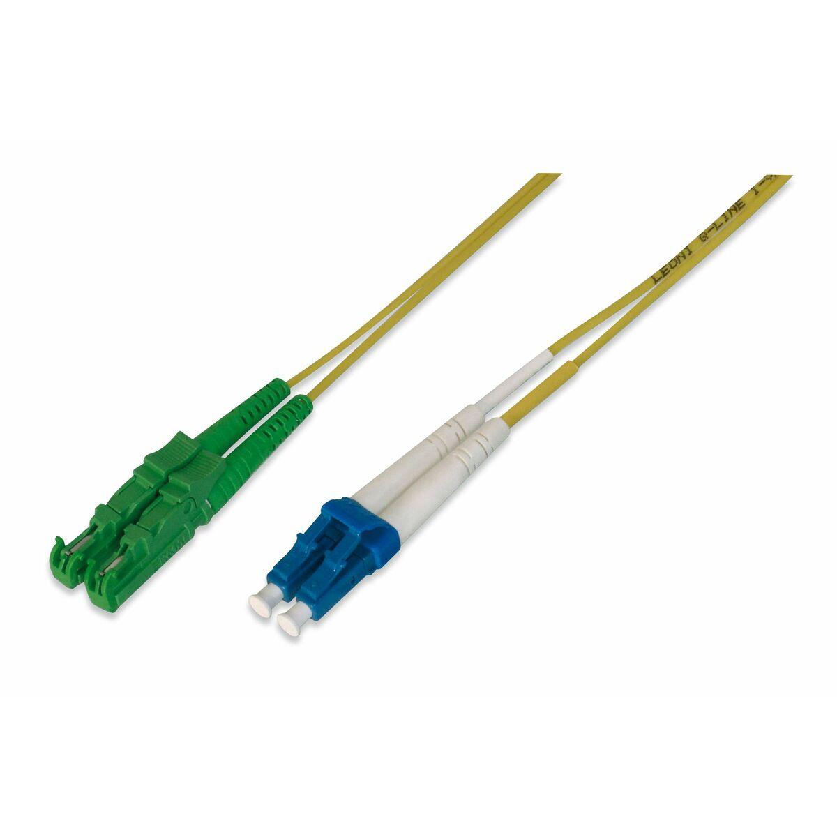 FO patch cord - duplex - E2000 (APC) to LC (UPC)