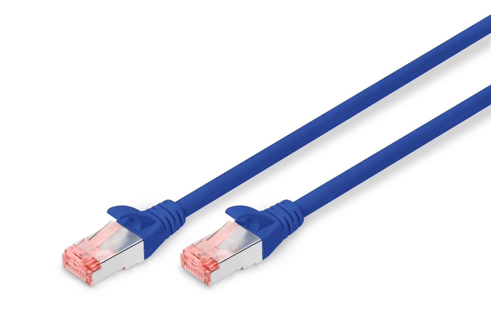 CAVO RETE S-FTP CAT6 MT 1 BLU