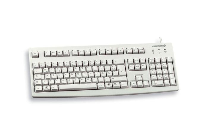 CHERRY G83-6104 tastiera USB QWERTY Inglese US Grigio