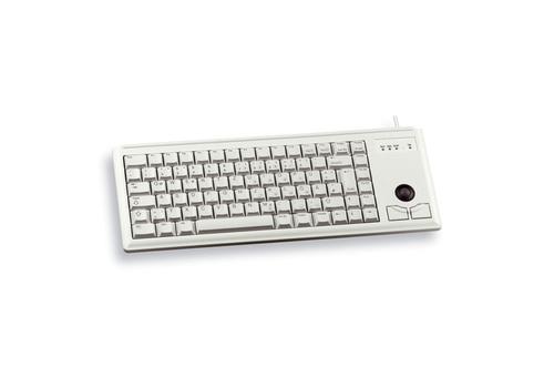 CHERRY COMPACT-KEYBOARD G84-4400 FRANAIS GRIS USBCLAVIER MINIATURE MÉCANIQUE BAS PROFIL TRACKBALL 84 TOUCHES LAYOUT FR