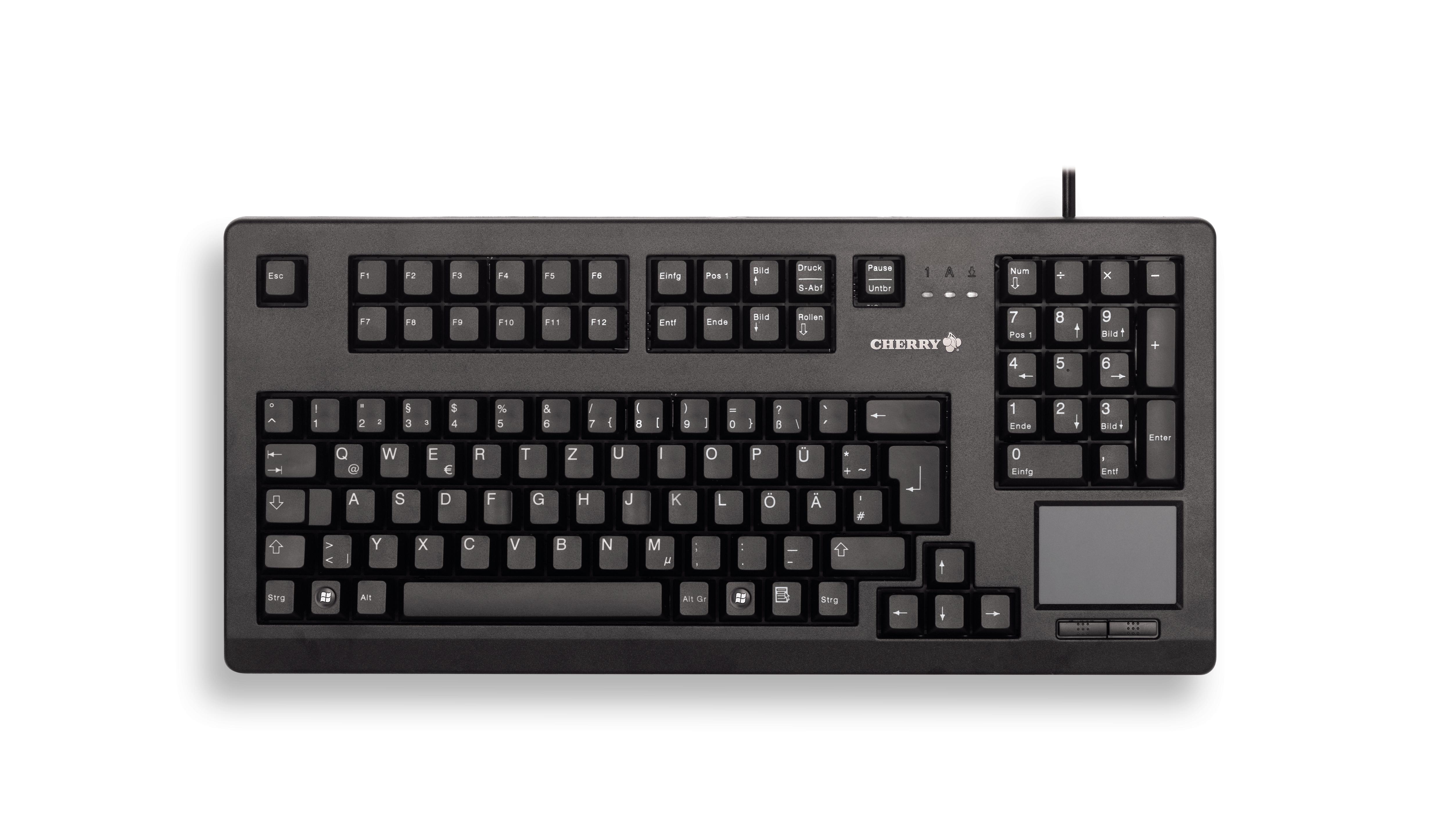 CHERRY TouchBoard G80-11900 tastiera USB QWERTY Inglese UK Nero