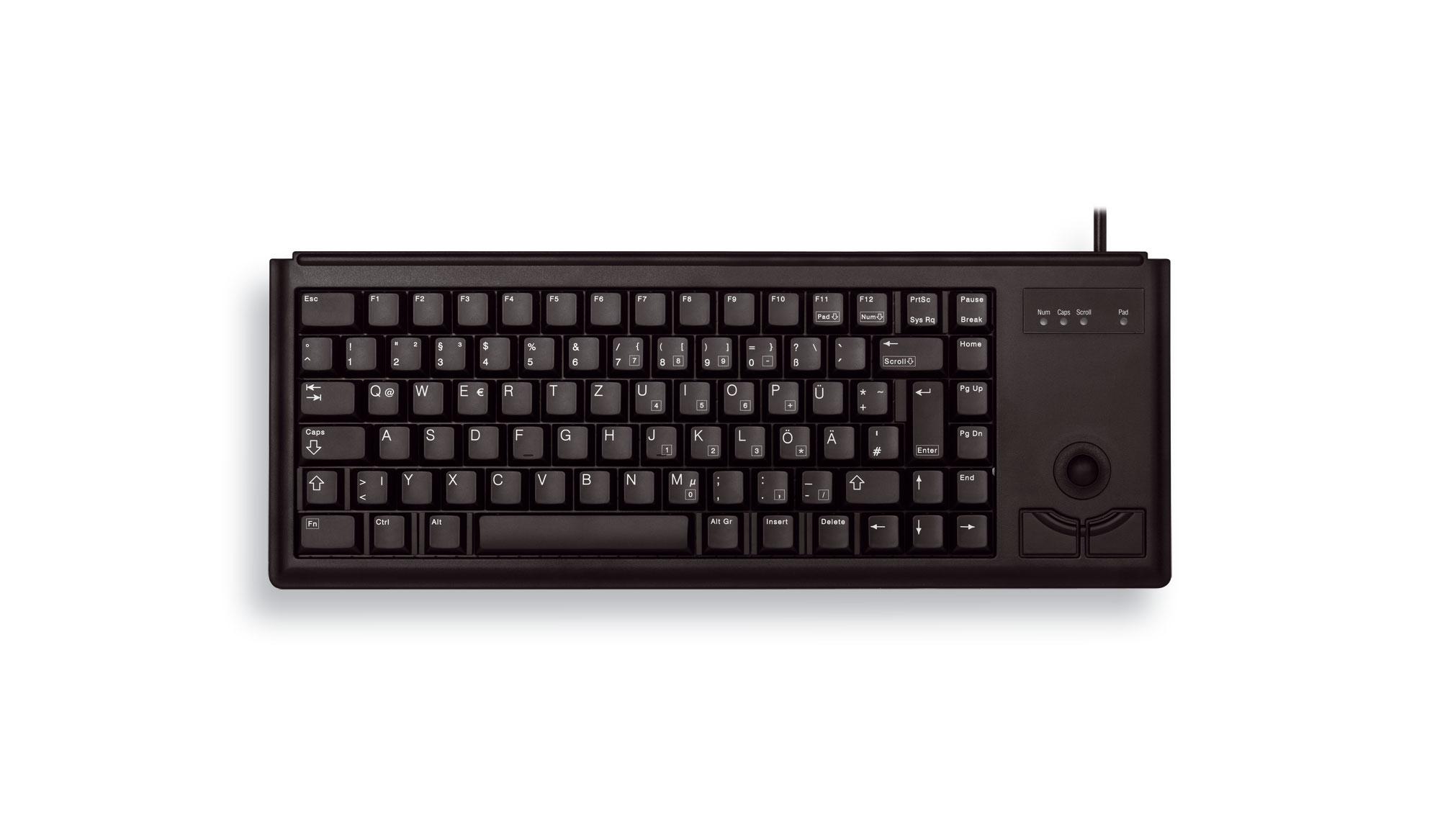 CHERRY G84-4400 tastiera PS/2 QWERTY Inglese UK Nero