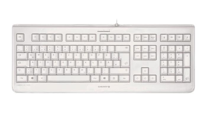 CHERRY KC 1068 tastiera USB QWERTY Inglese UK Grigio