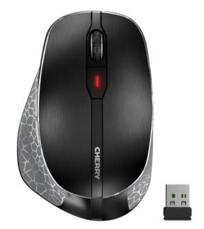 CHERRY MW 8 ERGO mouse Mano destra RF senza fili + Bluetooth Ottico 3200 DPI