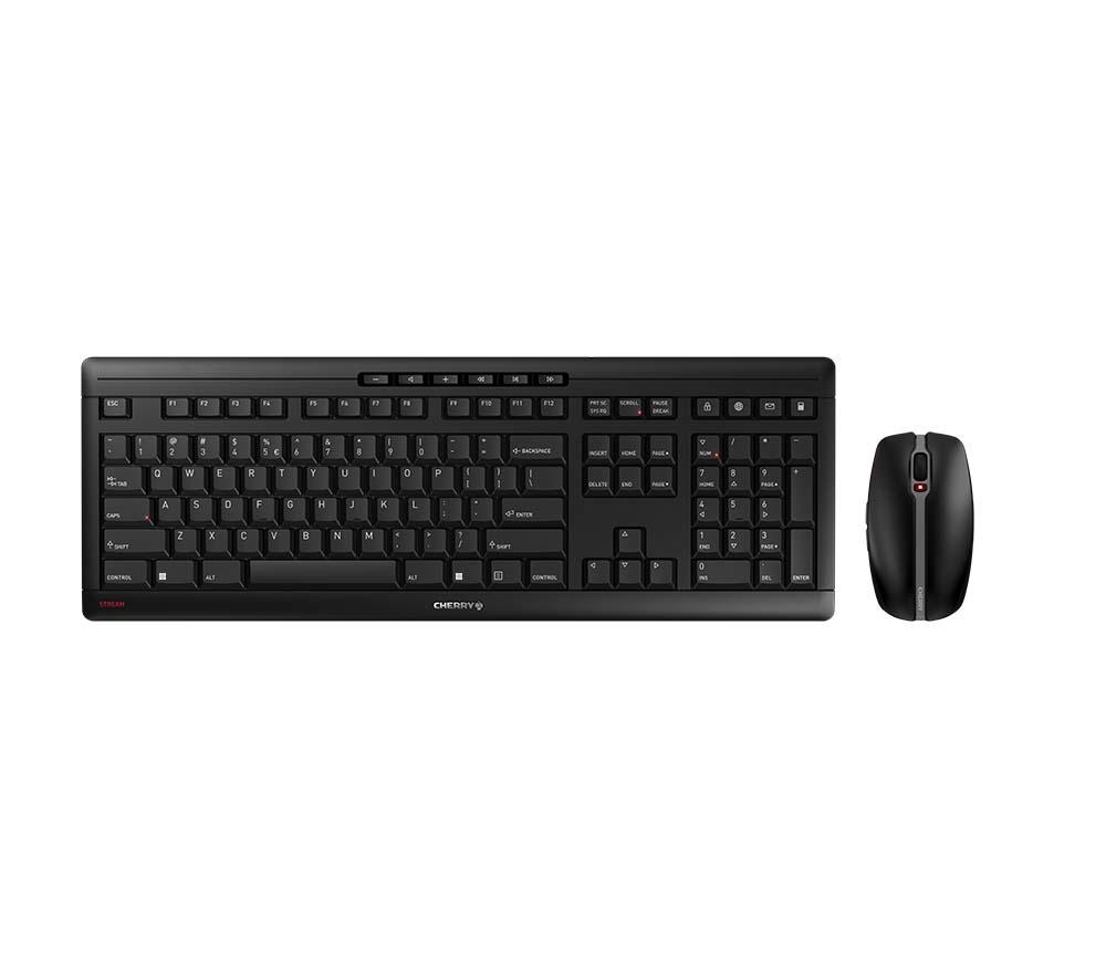 GENTIX - Desktop set - Wireless - QWERTY - Black