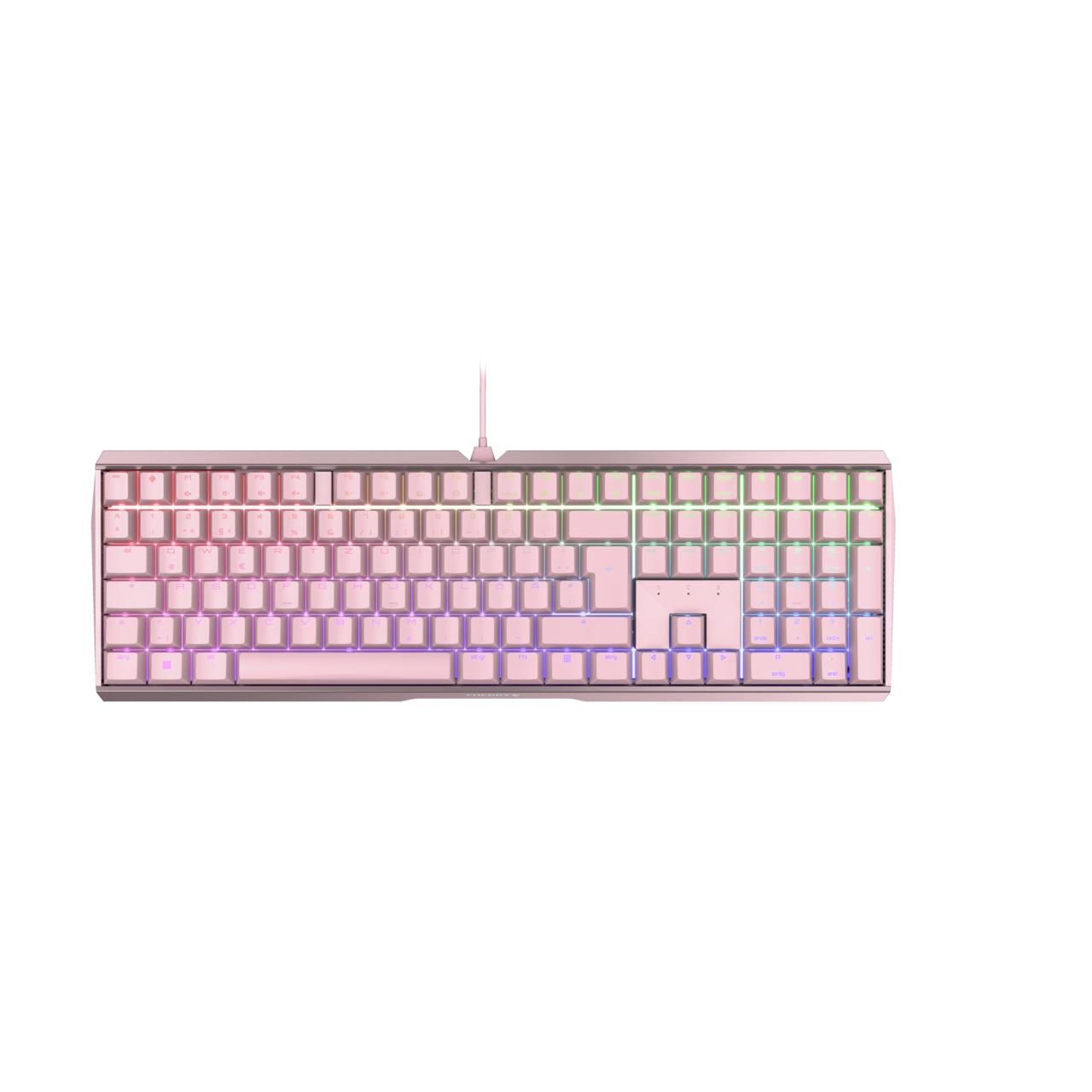 CHERRY MX 3.0S RGB tastiera USB QWERTZ Tedesco Rosa