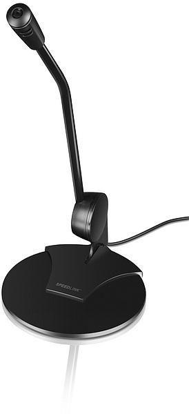 SPEEDLINK Pure Desktop Nero Microfono per PC (SPEEDLINK Pure Desktop Voice Microphone, Black [SL-8702-BK])