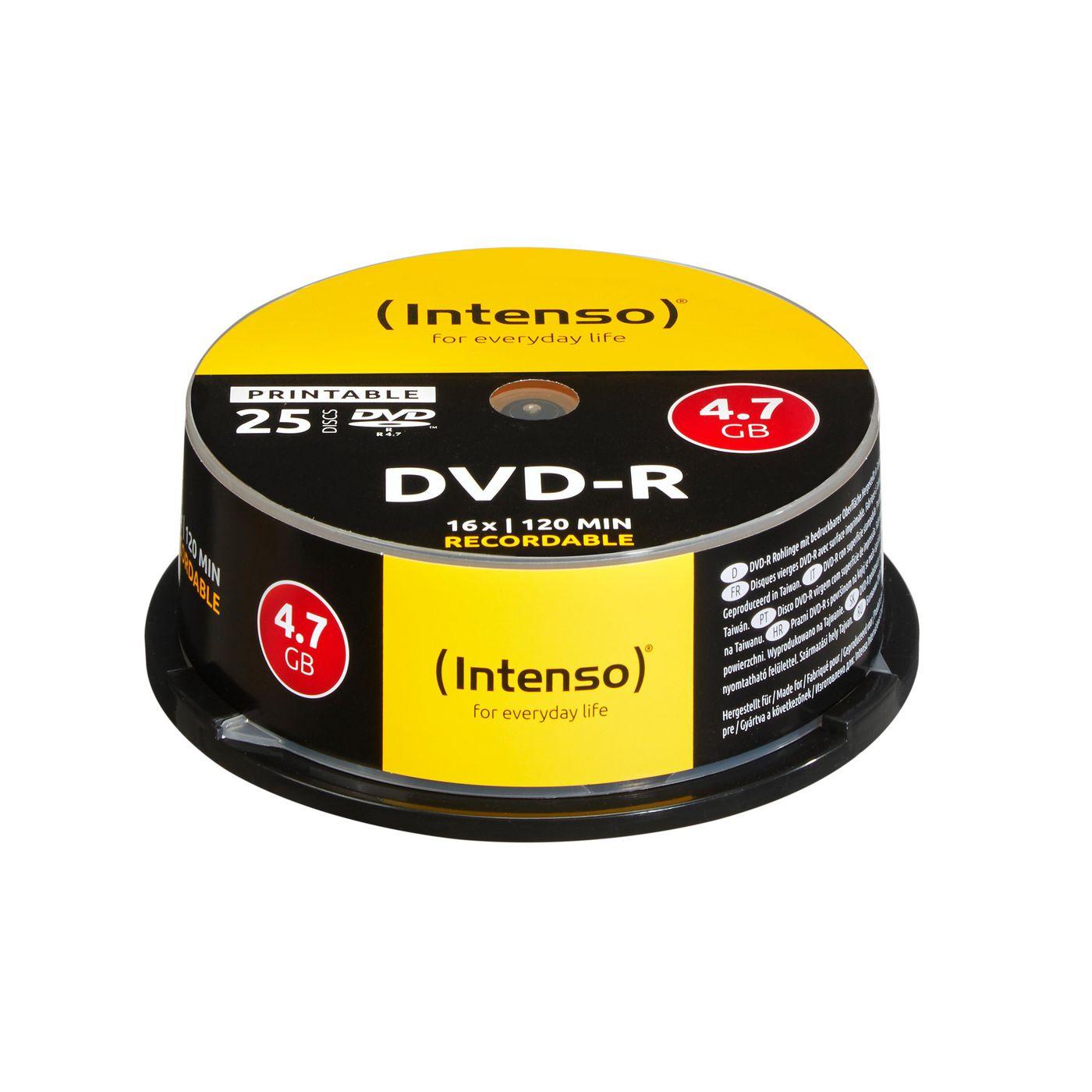 DVD-R 4.7GB, Print, 16x (25)