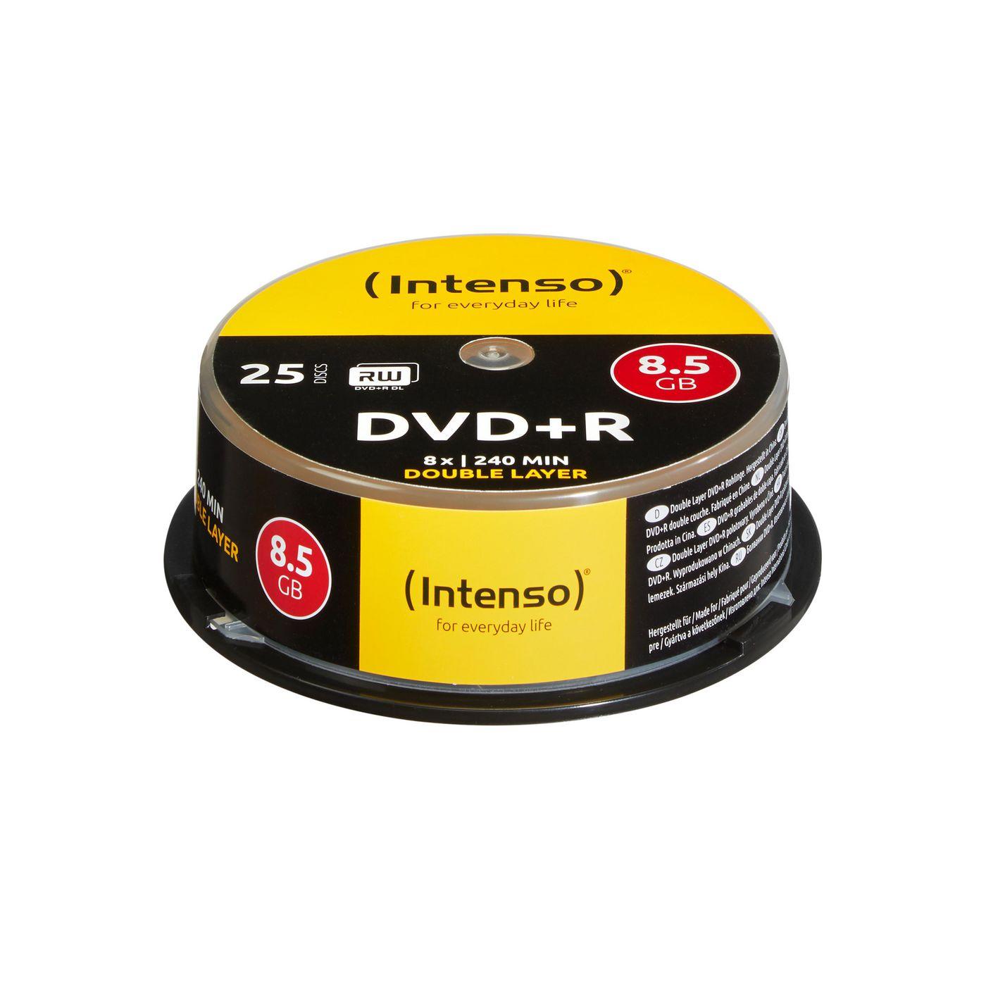 DVD+R Intenso 8,5GB 25pcs Cake