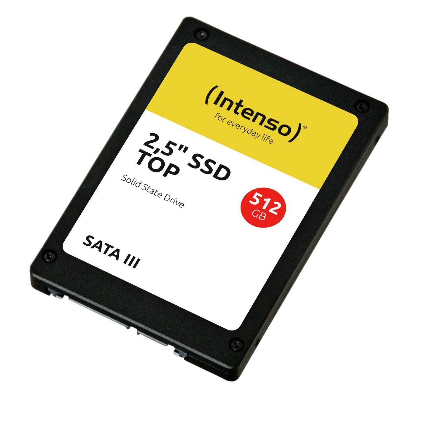 INTENSO SOLID STATE DRIVE SSD TOP 25" 512GB SATA-III 3812450