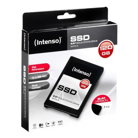 INTENSO SOLID STATE DRIVE SSD HIGH 25" 120GB SATA-III 3813430