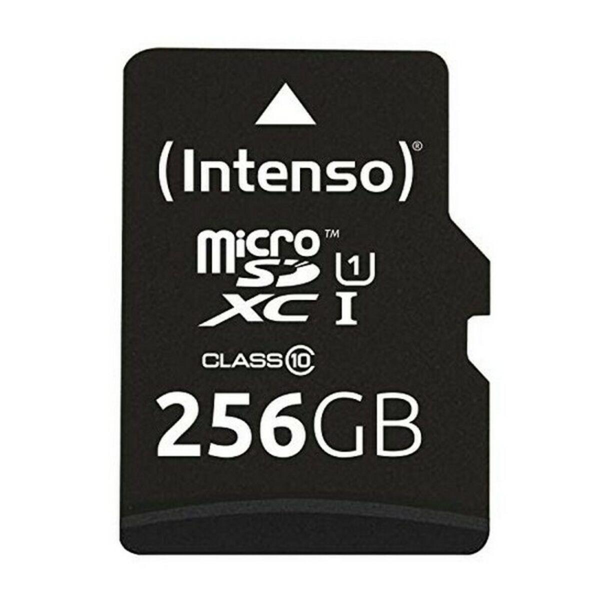 INTENSO MEMORY CARD MICRO SD 256GB UHS-I PREMIUM Up to 90 Mb/s