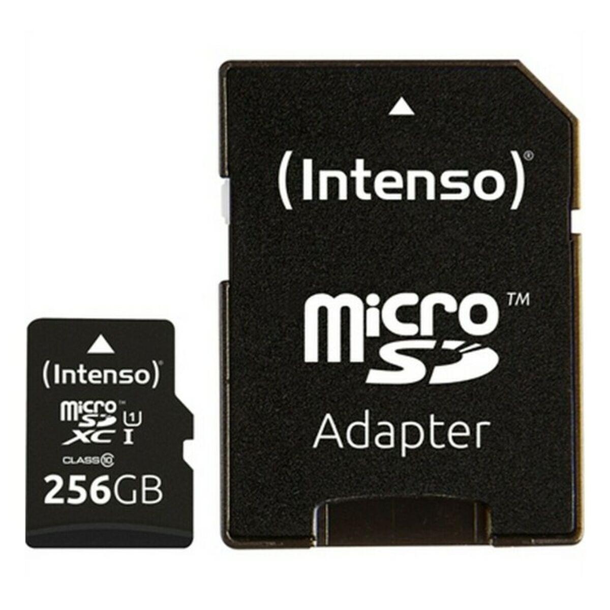 INTENSO MEMORY CARD MICRO SD 256GB UHS-I PREMIUM Up to 90 Mb/s