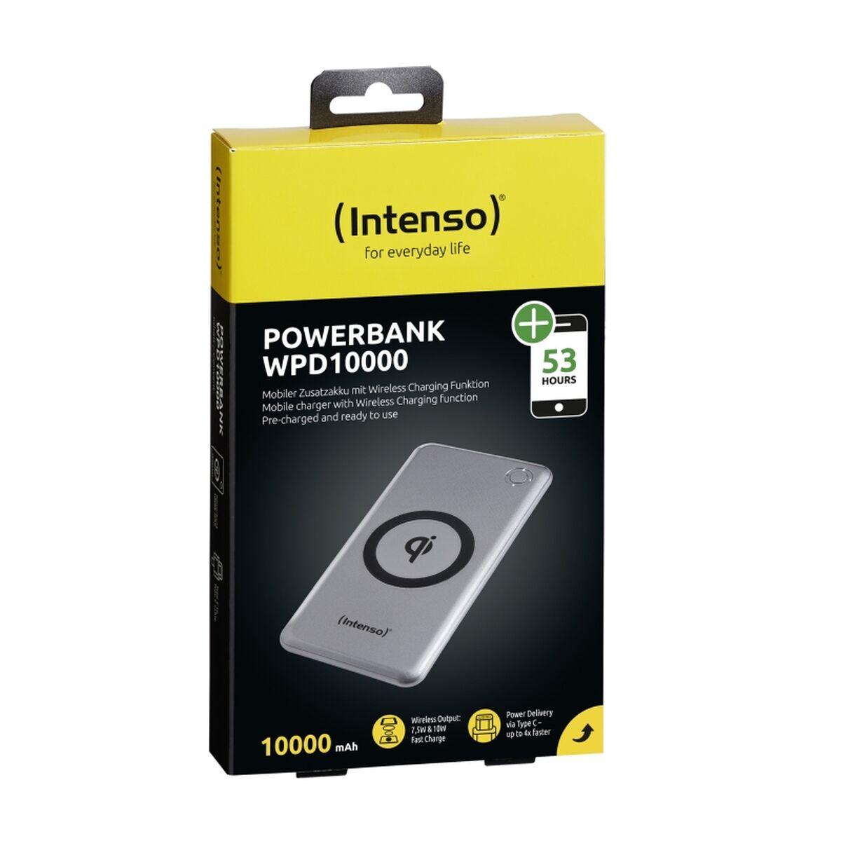 Powerbank WPD10000 Intenseo WPD10000 (10000 mAh, batteria ricaricabile di litio-polimero con funzione di ricarica rapida)