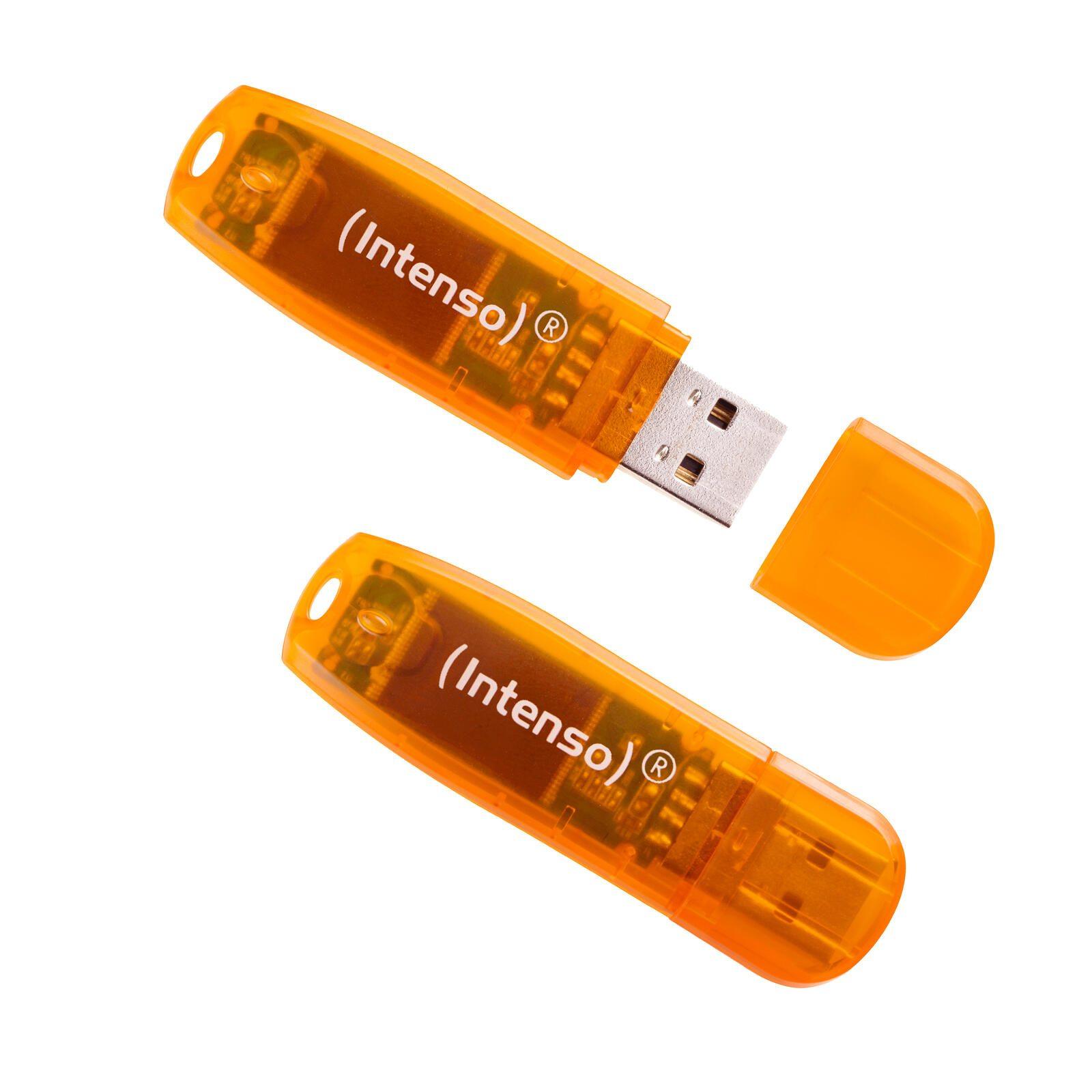 Intenseo Rainbow Line 2x 64 GB - Orange