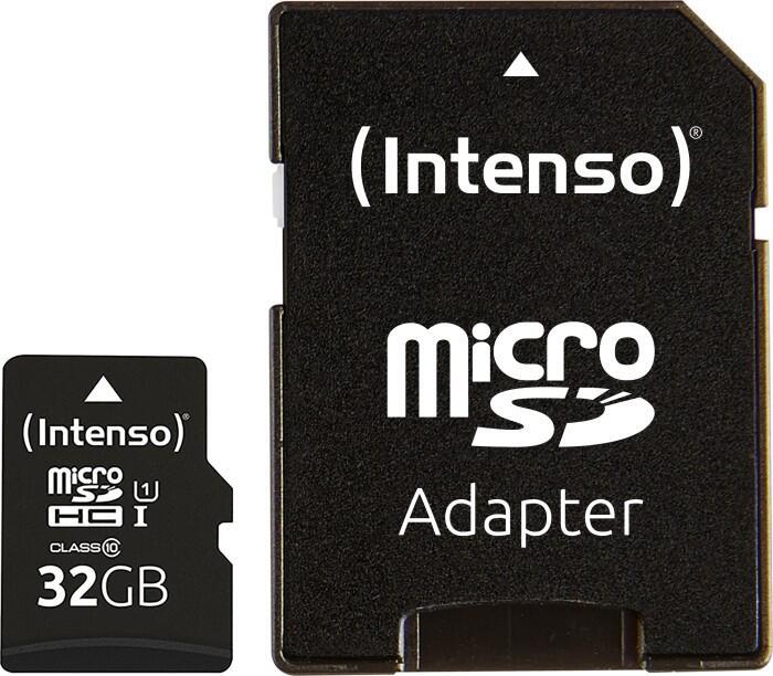 Scheda di memoria intensiva per le prestazioni-flash 32 GB (MicroSDHC Inc. Adapter SD-UHS-1)