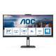 MONITOR AOC LED 34" Wide CURVED CU34V5CW/BK VA 3440x1440 4ms 300cd/mq 20.000.0001 2x5W MM Reg.H WEBCAM HDMI DP USB-C Docking