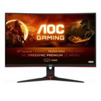 MONITOR AOC LED 27" Wide CURVED C27G2ZE/BK 1920x1080 0.5ms 300cd/mq 3.0001(80.000.0001) 2HDMI DP GAMING