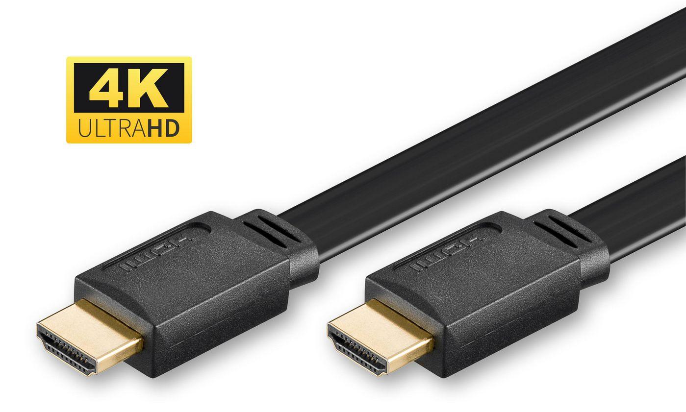 Cavi Flat HDMI High Speed HDMI with Ethernet piatti per passare attraverso mobili o fessure mantenendo gli standard di qualità