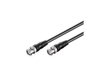 Microconnect 50074 cavo coassiale 5 m BNC Nero (BNC Cable 5m, RG59, Black - BNC Cable 5m, RG59, Black - Warranty: 300M)