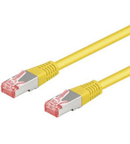 Goobay S/FTP (PiMF) Patch Cord Cat6. Giallo. 20 m