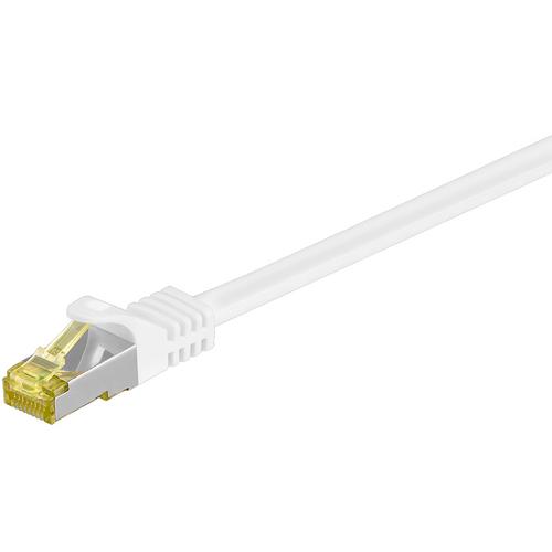 Goobay 91090 cavo di rete Bianco 05 m Cat7 S/FTP S-STP (Goobay S/FTP CU Cable Cat7. RJ45 Plug.)