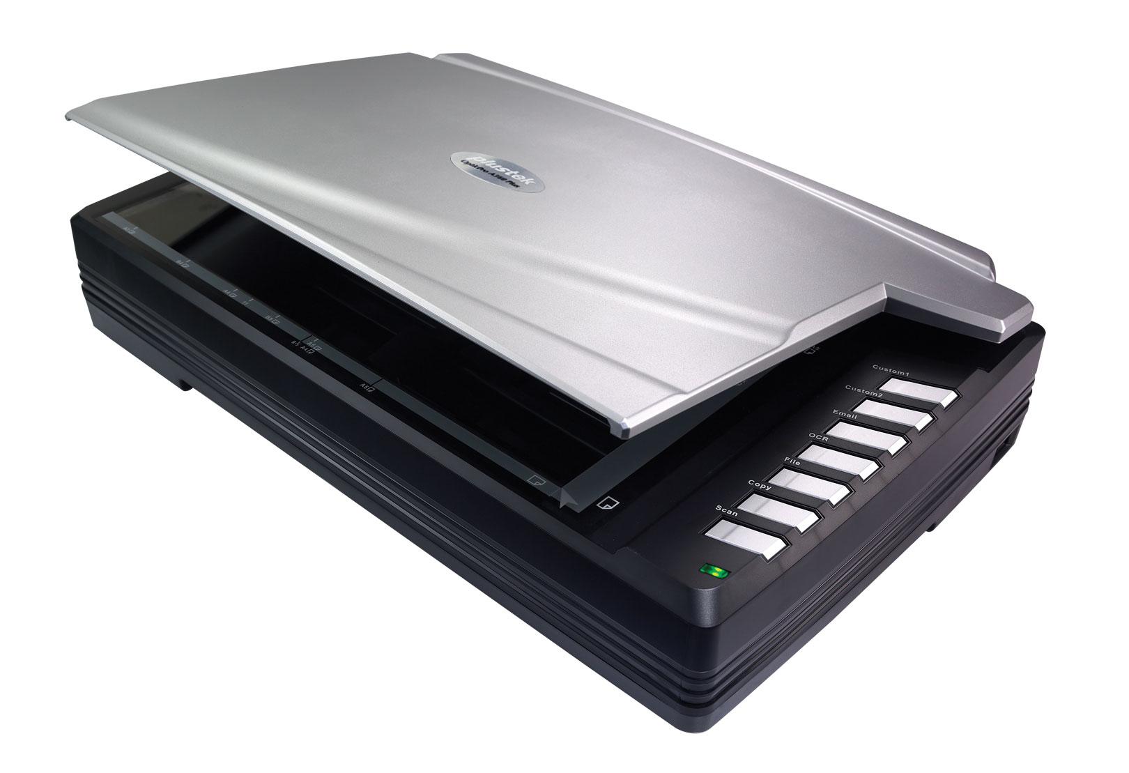 Plustek A360 Plus Scanner piano 600 x 600 DPI A3 Nero, Argento