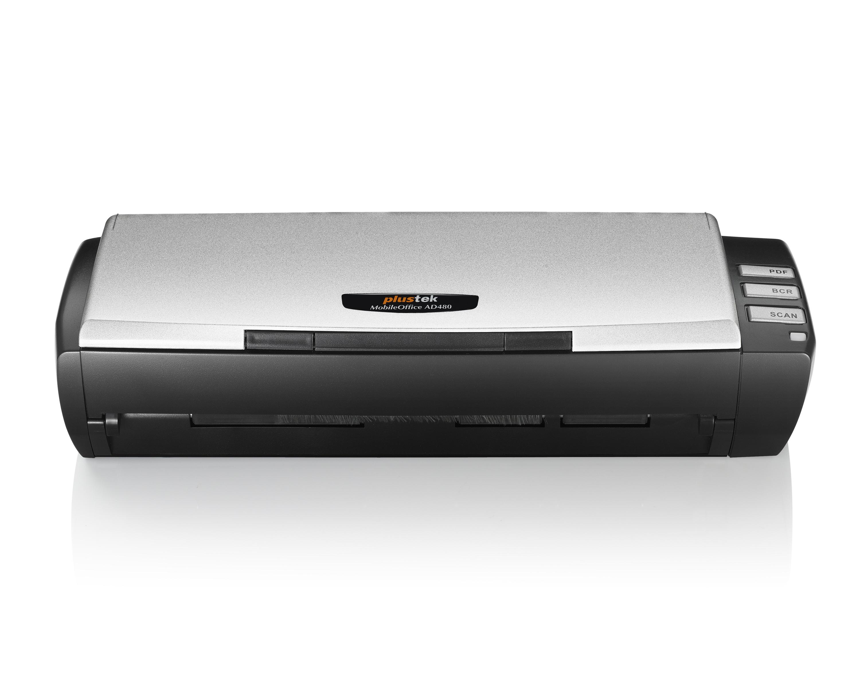 Plustek MobileOffice AD480 Scanner portatile 600 x 600 DPI A4 Nero, Argento