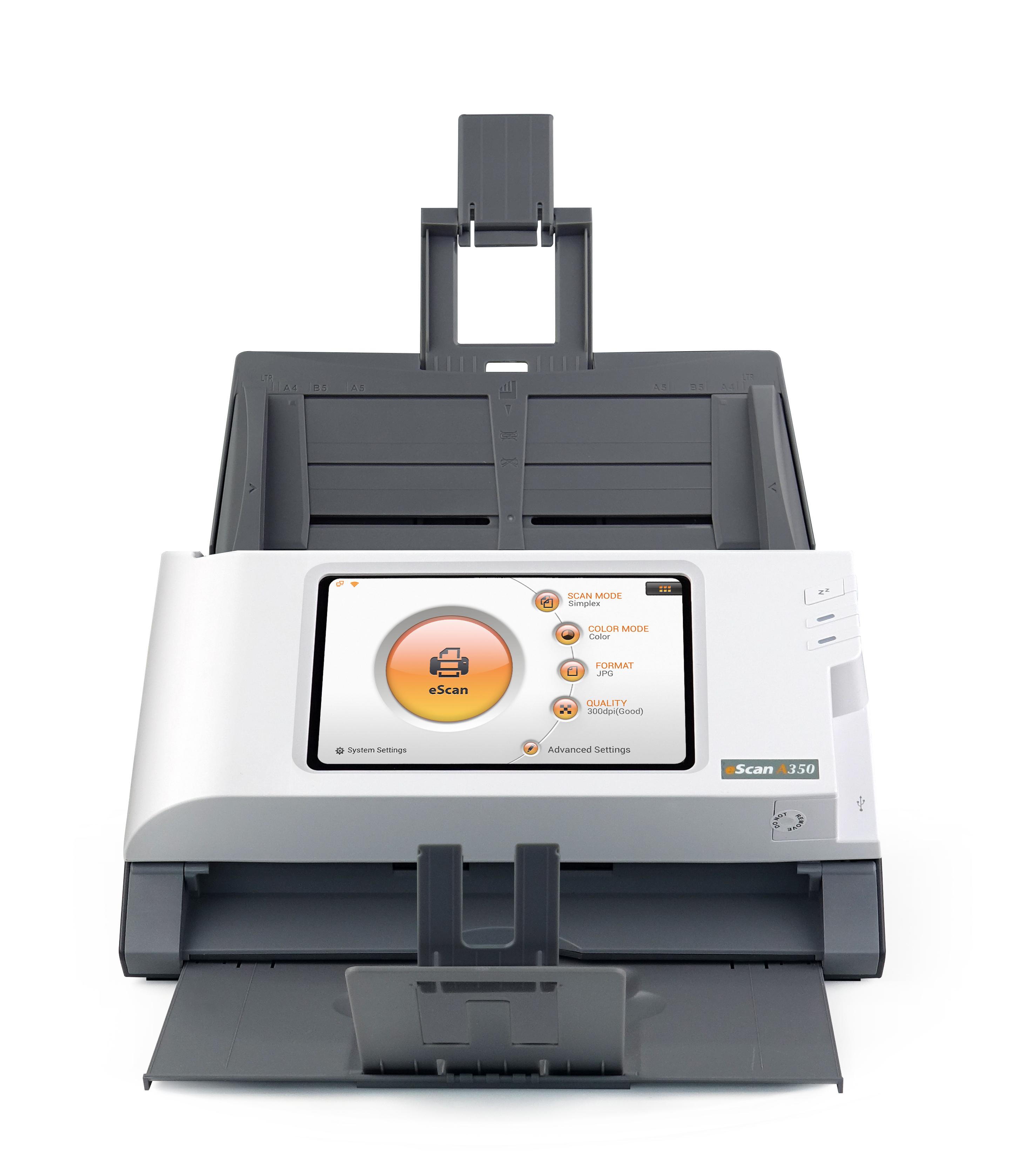 Plustek eScan A350 Essential Scanner ADF 600 x 600 DPI A4 Nero, Bianco