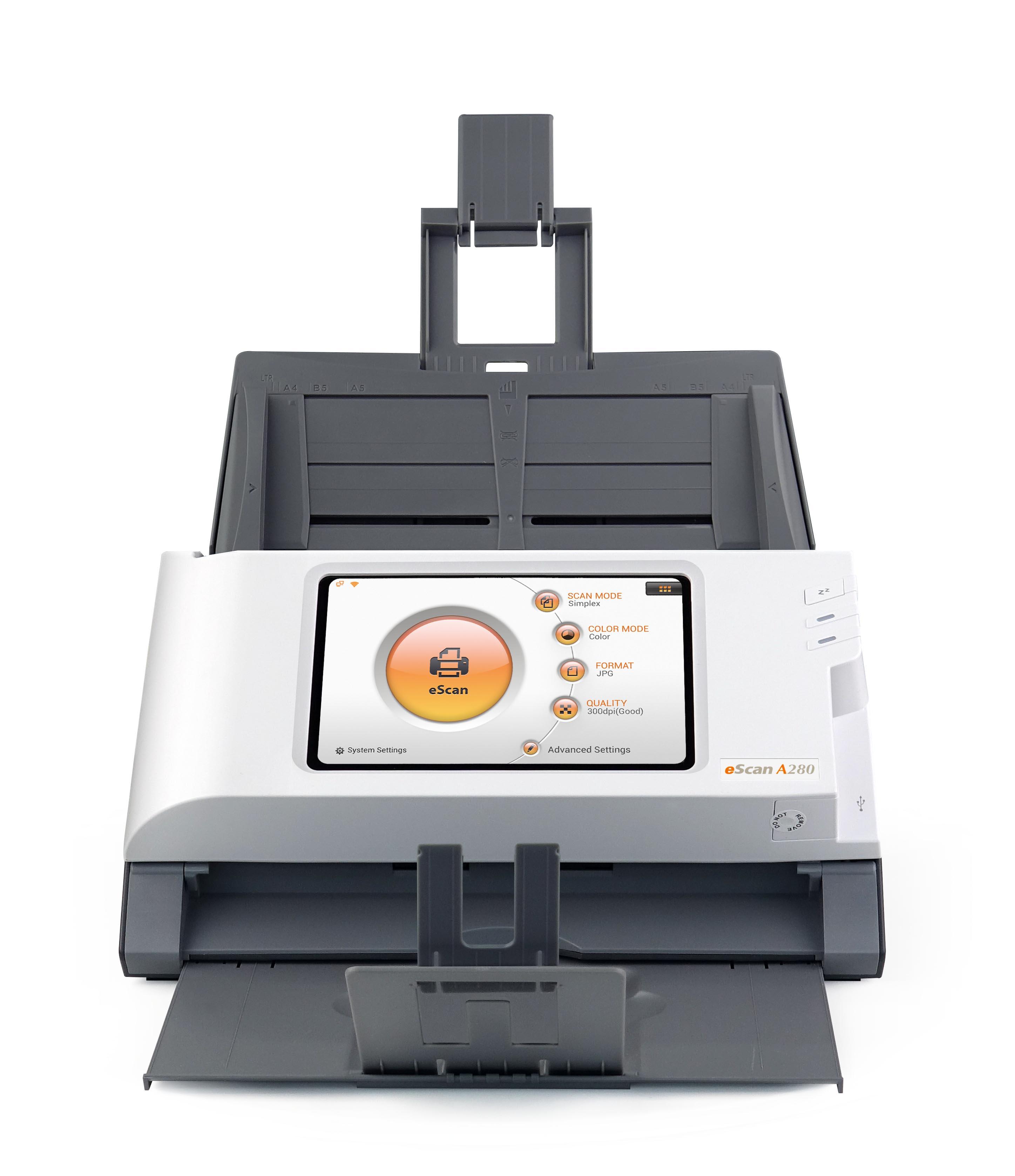 Plustek eScan A280 Essential Scanner ADF 600 x 600 DPI A4 Nero, Bianco