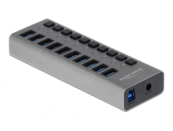 Delock - Hub - 10 x Superspeed USB 3.0 - Desktop