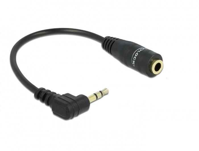 Prese a spina audio cavo Delock da 2,5 mm angolato da 3,5 mm