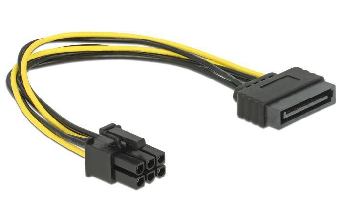 Power SATA 15-pin -6-pin PCI-E