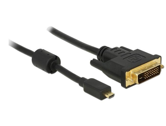 DeLOCK 83585 cavo e adattatore video 1 m Micro-HDMI DVI-D Nero (Delock adapter cable - 1 m)