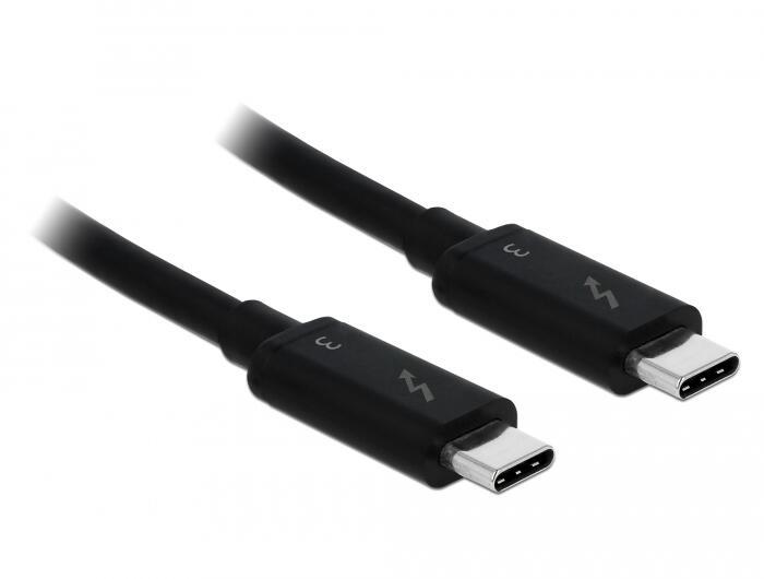 DeLOCK 84844 cavo USB 05 m USB 32 Gen 2 31 Gen 2 USB C Nero Delock Kabel Thunderbolt 3 USB-C St USB-C St pass 05m 5