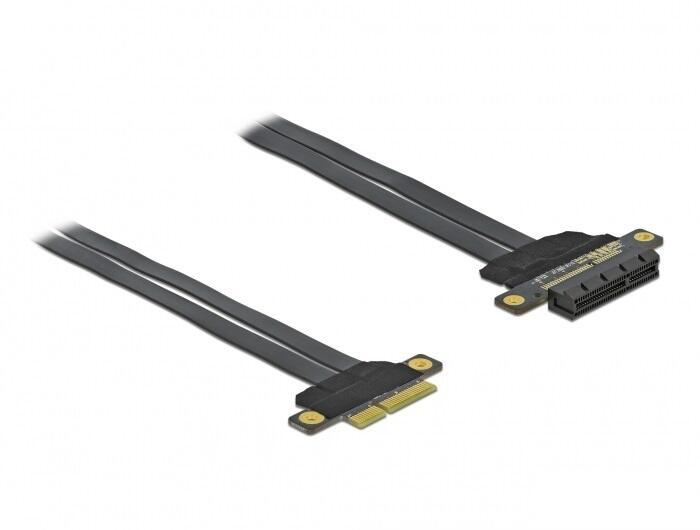 Delock Riser Card PCI Express X4 a X4 con cavo flessibile 30 cm