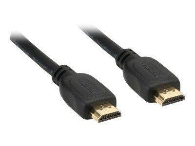 Cavo HDMI in linea 1,0 m, contatti dorati, nero