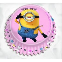 PIROTTINI DI CARTA PER MUFFINS - MINIONS - 24 PZ