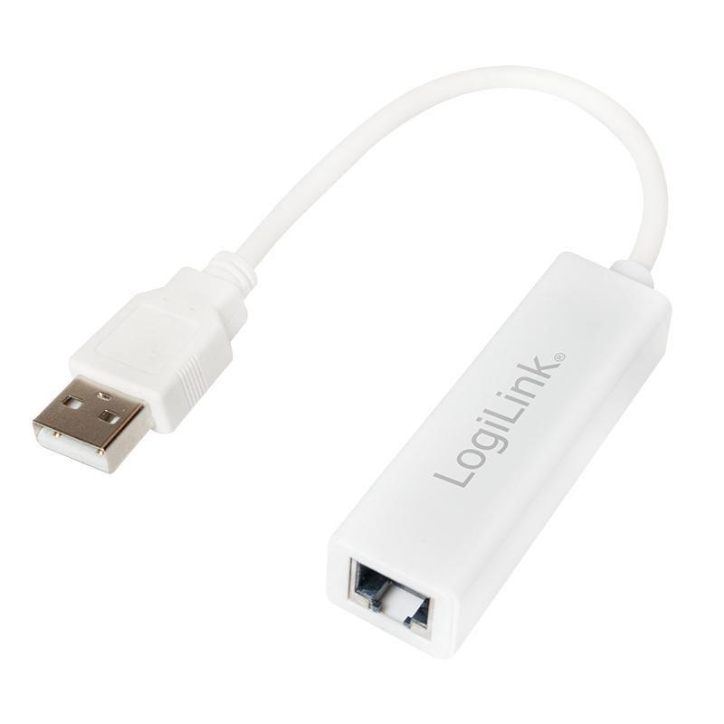 LogiLink UA0144B scheda di rete e adattatore Ethernet 100 Mbit/s (USB 2.0 to Fast Ethernet RJ45 - Adapter - Warranty: 12M)