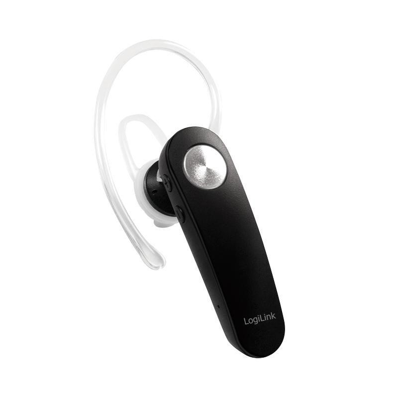 LogiLink BT0046 cuffia e auricolare Wireless A clip Musica e Chiamate Bluetooth Nero (Headphones/Headset Wireless - Ear-Hook Ca