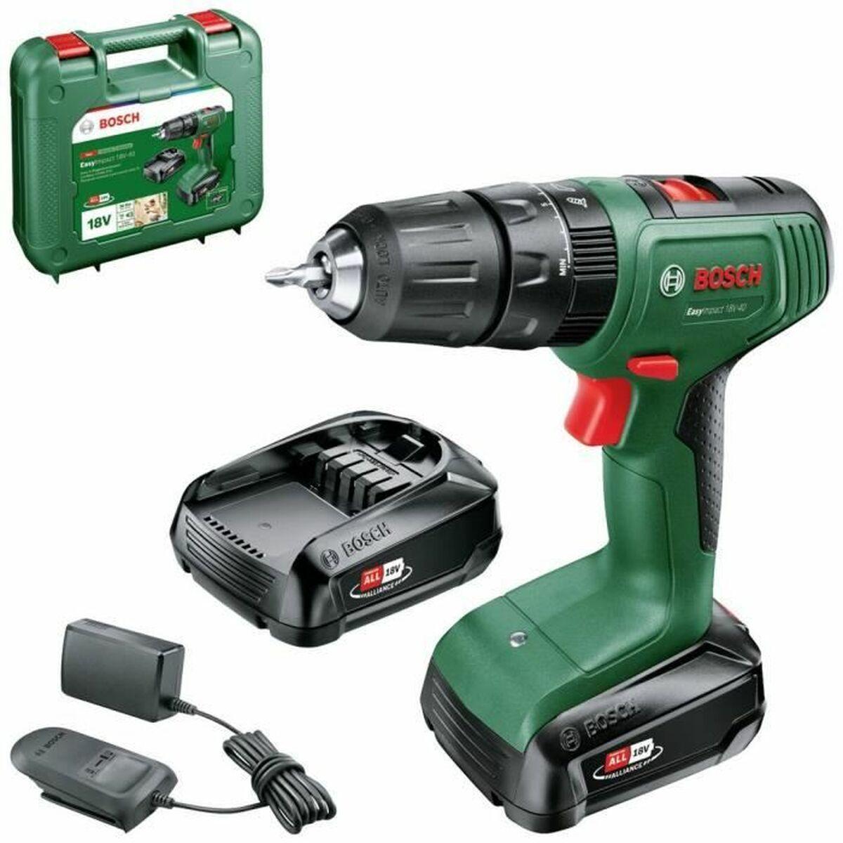 Bosch 06039D8108 Trapano a percussione a batteria Casa e Giardino EasyImpact 18V-40