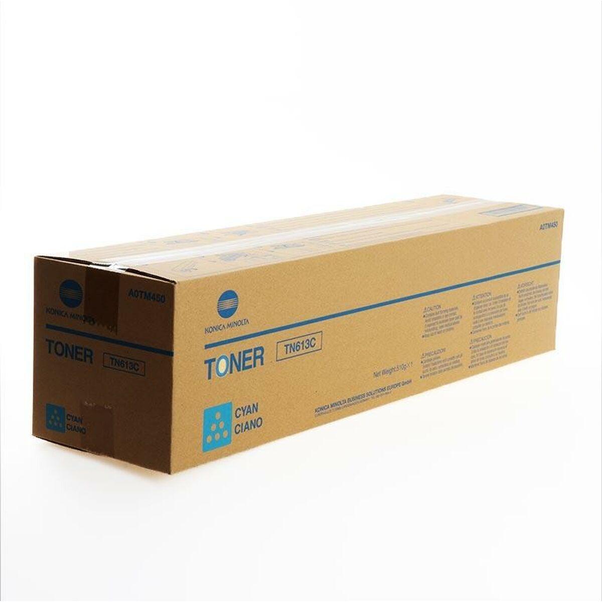 Toner KONICA/MINOLTA ciano C652/ C552/C452, 30.000 pagine TN-613C