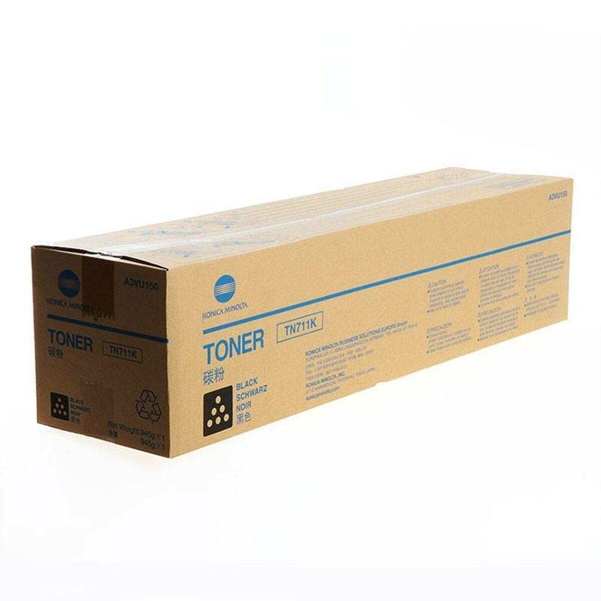 Konica-Minolta Toner TN-711 Black 47,2 (A3VU150) VE 1 Stnck fnr bizhub C654, 754 - A3VU150 - A3VU150