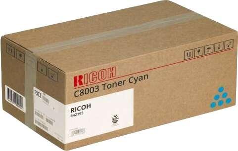 Ricoh 842195 cartuccia toner 1 pz Originale Ciano