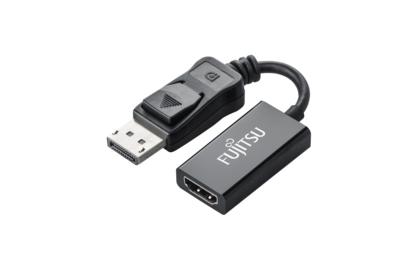 Fujitsu S26391-F6055-L212 cavo e adattatore video 0,15 m DisplayPort 1.2 HDMI 2.0 Nero