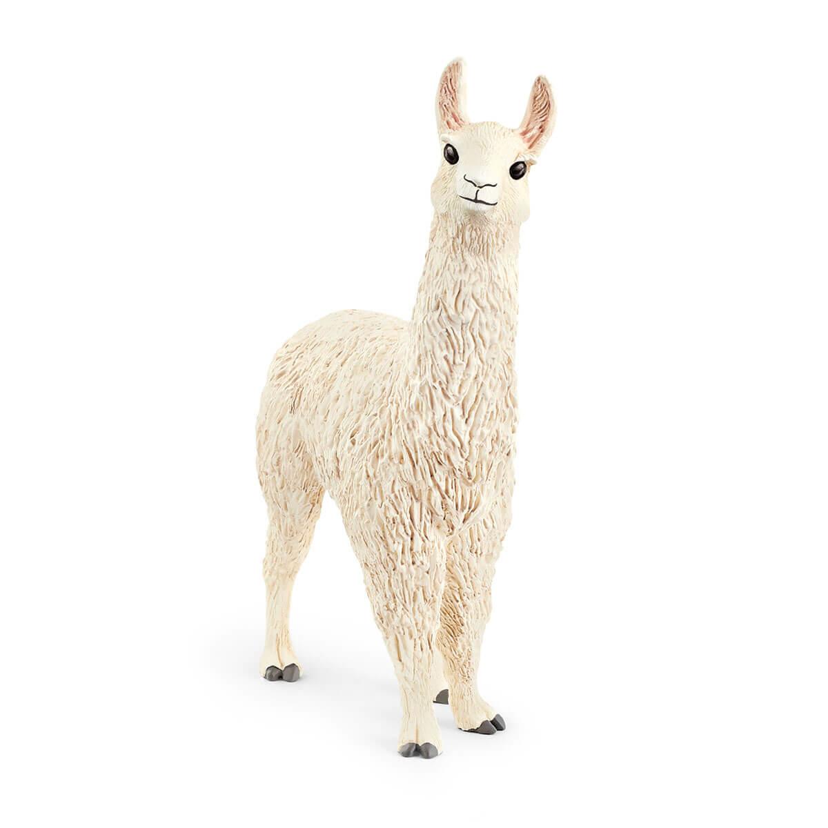 schleich FARM WORLD Llama (SCHLEICH Farm World Llama Toy Figure, 3 to 8 Years, White [13920])