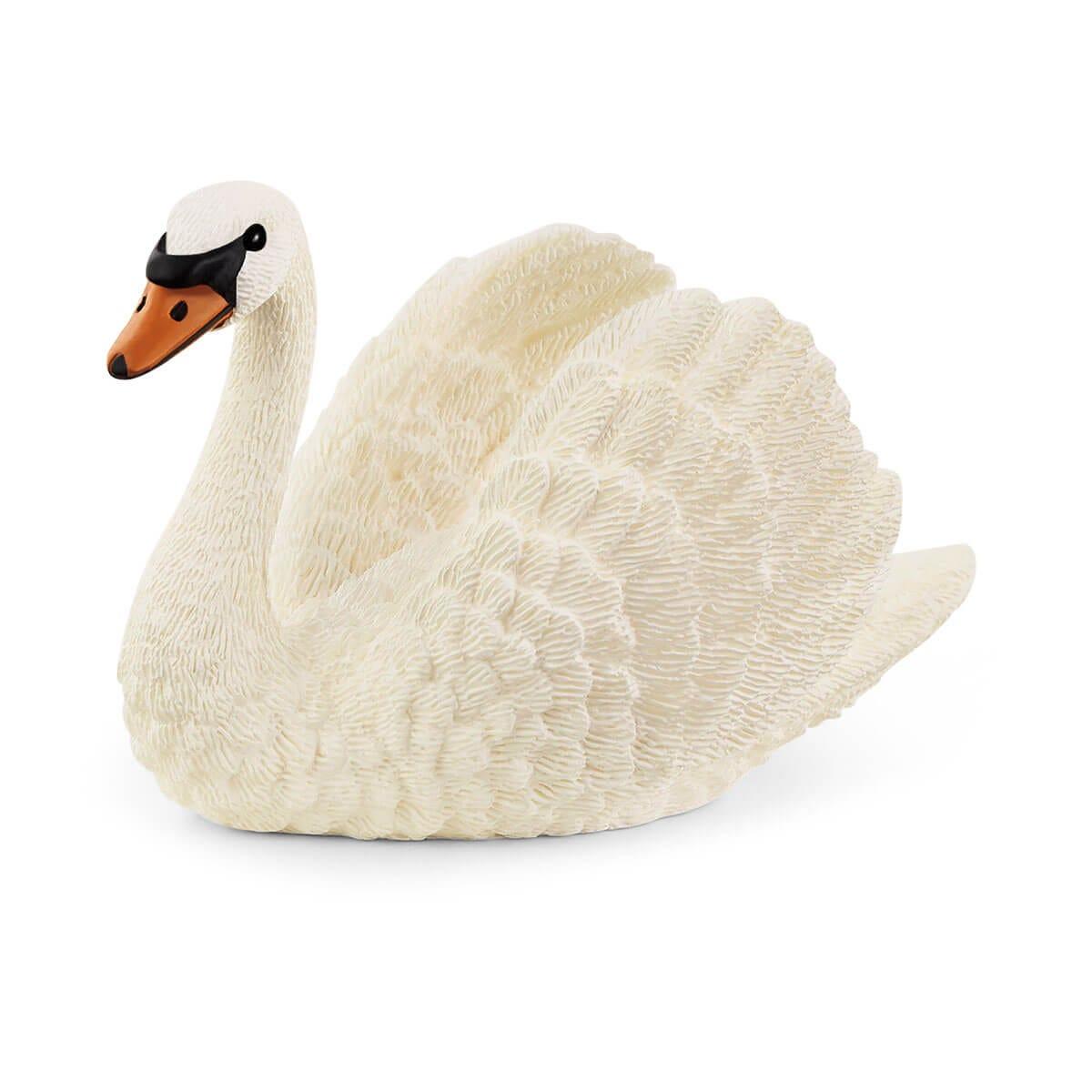 schleich FARM WORLD Swan (SCHLEICH Farm World Swan Toy Figure, 3 to 8 Years, White [13921])