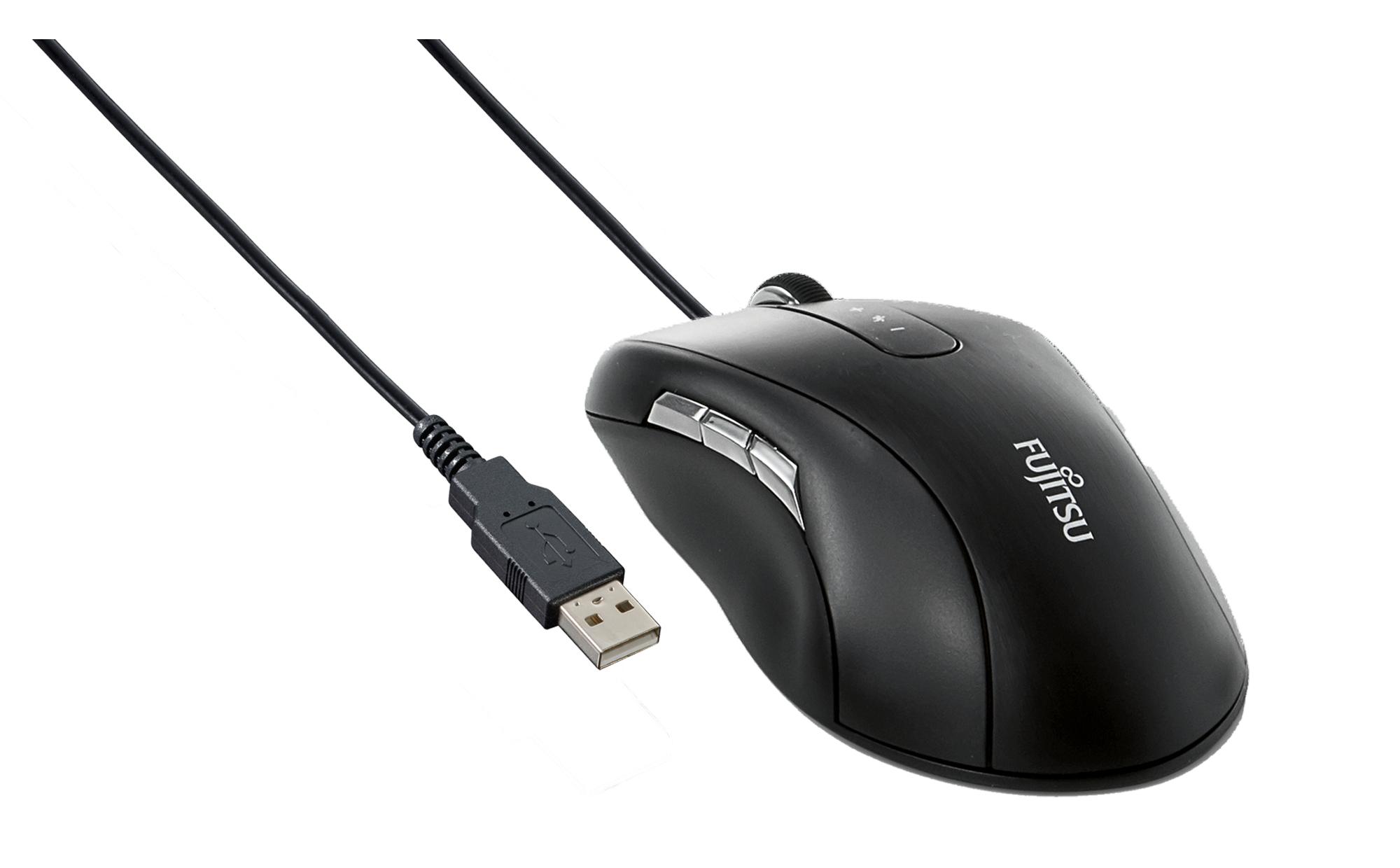 Fujitsu M960 mouse Ufficio Mano destra USB tipo A Blue LED 2000 DPI